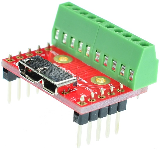 micro USB 3.0 Type B Female Socket Breakout Board